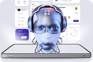 Mobile app AI interface