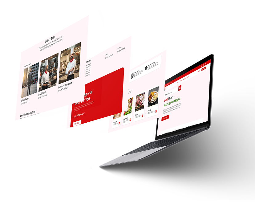 Website development showcase